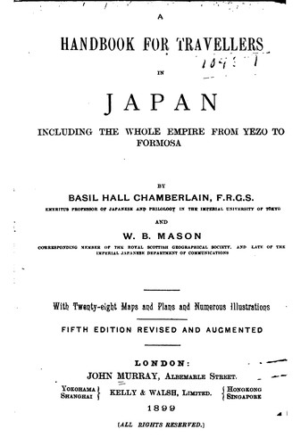 Cover for A Handbook for Travellers in Japan: Including the Whole Empire from Yezo to Formosa