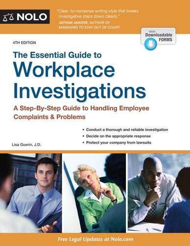 Cover for The essential guide to workplace investigations