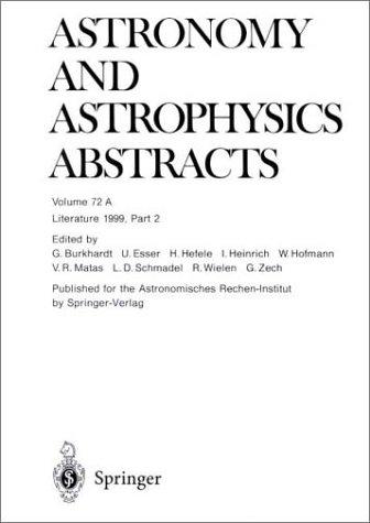 Cover for Literature 1999, Part 2 (Astronomy and Astrophysics Abstracts)