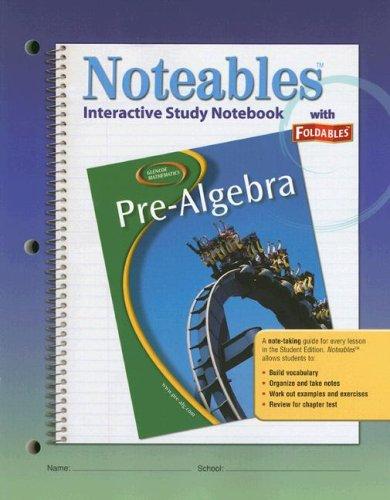Cover for Glencoe Pre-Algebra, Noteables