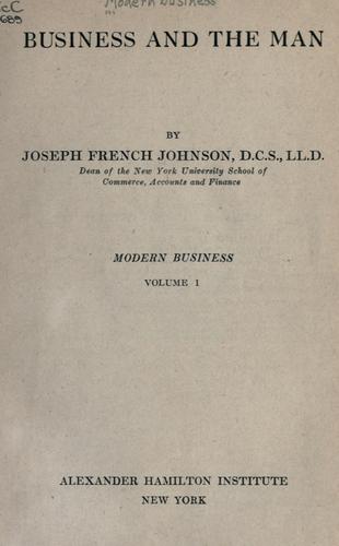 Cover for Business and the man