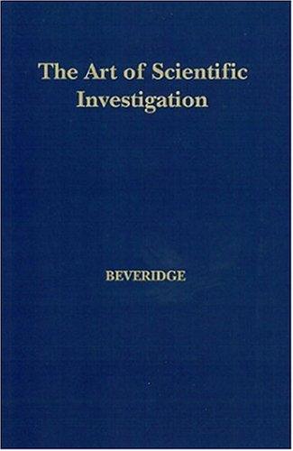 Cover for The Art of Scientific Investigation