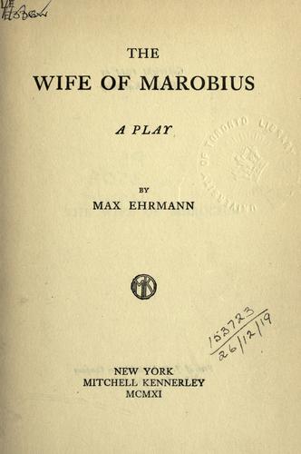 Cover for The wife of Marobius