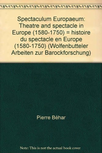 Cover for Spectaculum Europaeum