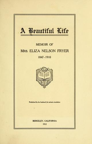 Cover for beautiful life
