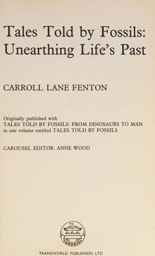 Cover for Tales told by fossils