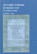Cover for An English translation of Auctores octo, a medieval reader
