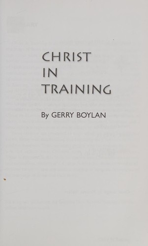Cover for Christ in training
