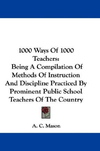 Cover for 1000 Ways Of 1000 Teachers
