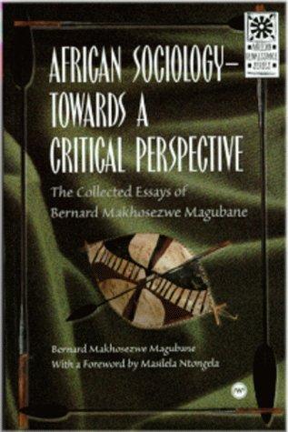 Cover for African Sociology—Towards a Critical Perspective