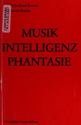 Cover for Musik, Intelligenz, Phantasie