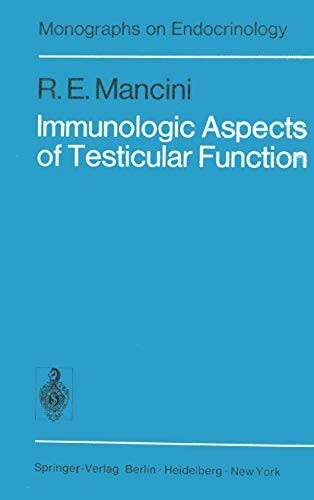 Cover for Immunologic Aspects of Testicular Function