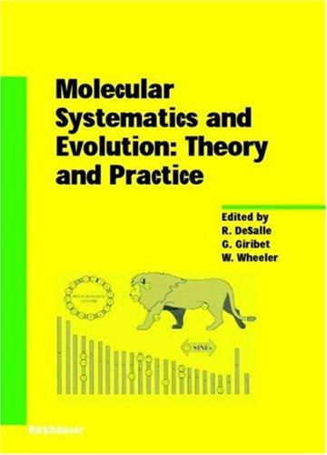 Cover for Molecular Systematics and Evolution