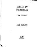 Cover for dBASE IV handbook