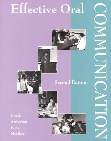 Cover for Effective oral communication