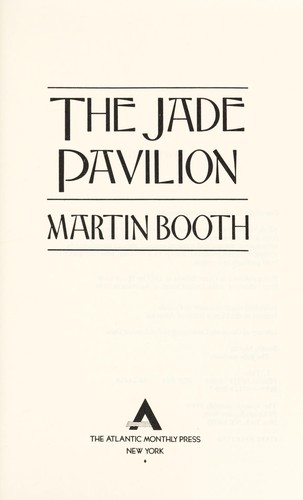 Cover for The jade pavilion