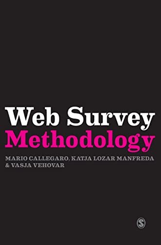 Cover for Web Survey Methodology