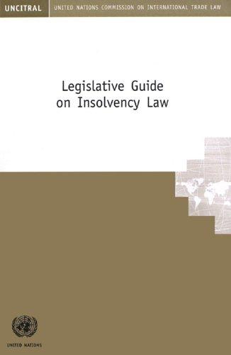 Cover for Legislative Guide on Insolvency Law