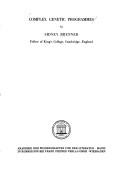 Cover for Complex genetic programmes