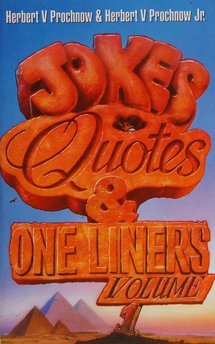 Cover for Jokes, quotes and one liners for public speakers