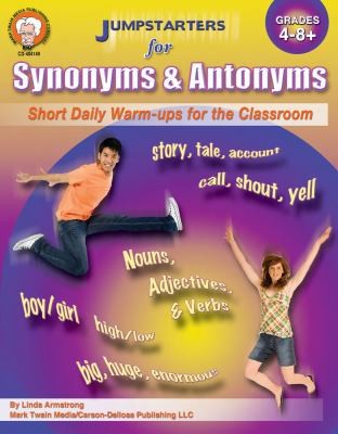 Cover for Jumpstarters For Synonyms Antonyms