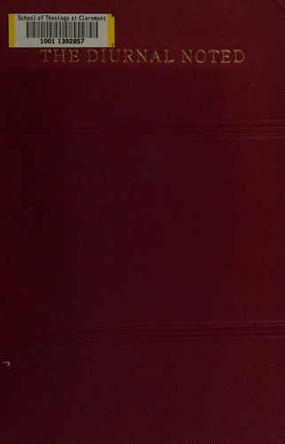 Cover for The Diurnal, after the use of the illustrious church of Salisbury