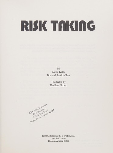 Cover for Risk Taking