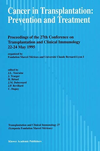 Cover for Cancer in Transplantation : Prevention and Treatment