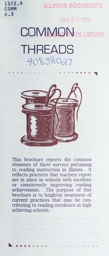 Cover for Common threads