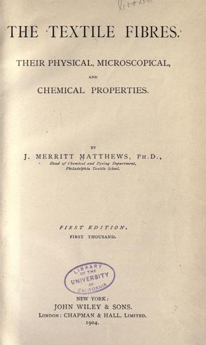 Cover for The textile fibres