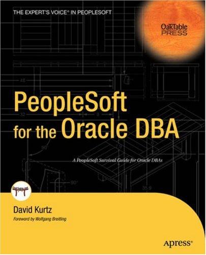 Cover for PeopleSoft for the Oracle DBA (Oaktable Press)