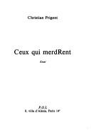 Cover for Ceux qui merdRent