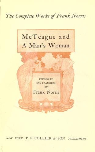 Cover for McTeague ; and, A man's woman