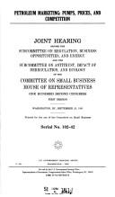 Cover for Petroleum marketing