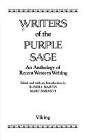 Cover for Writers of the purple sage