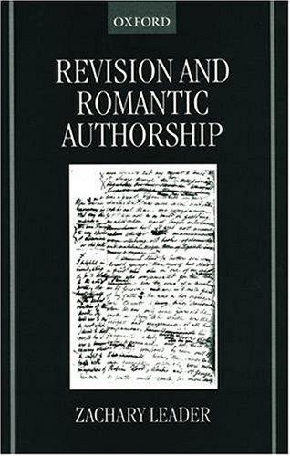 Cover for Revision and Romantic Authorship