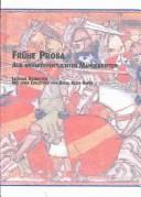 Cover for Frühe Prosa