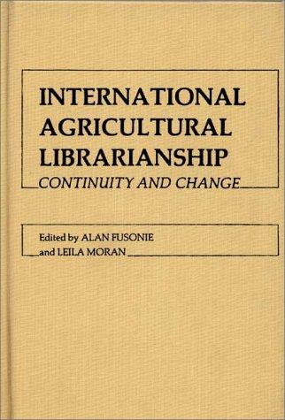 Cover for International agricultural librarianship