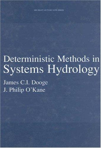 Cover for Deterministic Methods in Systems Hydrology