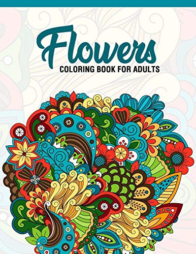 Cover for Flowers : Coloring Book for Adults
