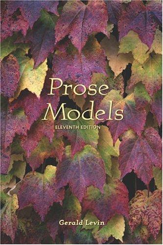 Cover for Prose models