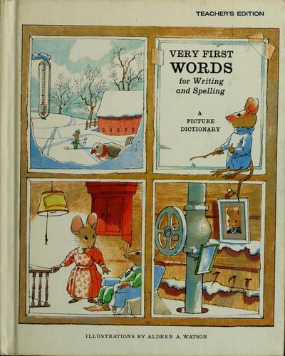 Cover for Very first words for writing and spelling