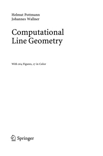Cover for Computational line geometry