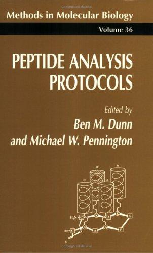 Cover for Peptide analysis protocols