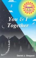 Cover for You & I Together (Meaning of Life)
