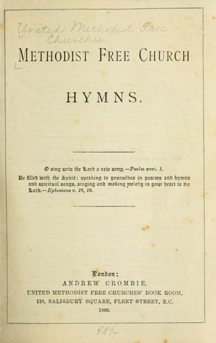 Cover for Methodist Free Church Hymns.