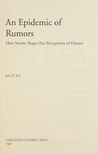 Cover for Epidemic of Rumors