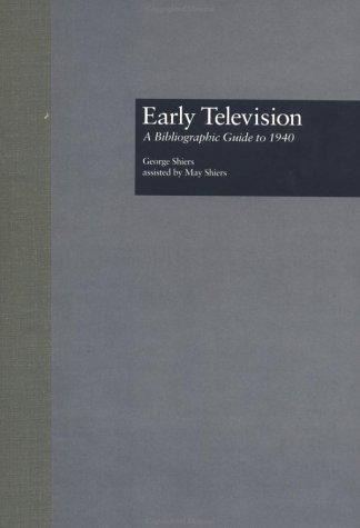 Cover for Early Television