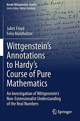 Cover for Wittgenstein's Annotations to Hardy's Course of Pure Mathematics