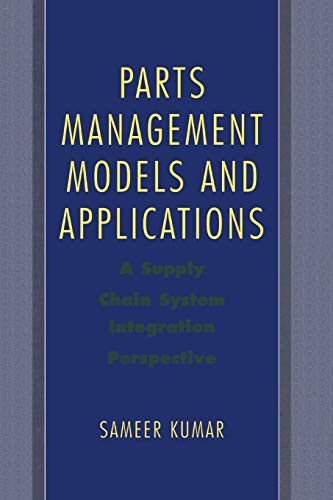 Cover for Parts Management Models and Applications